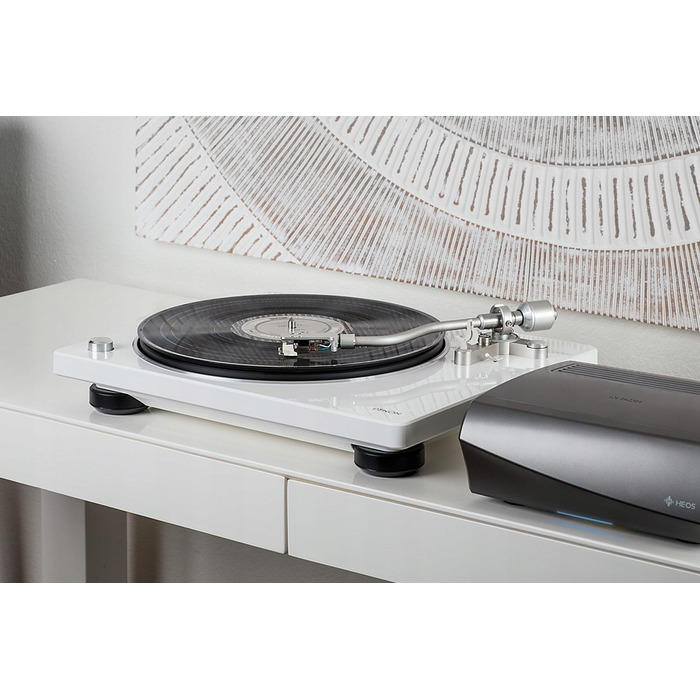 Вініловий програвач Denon DP-400, білий