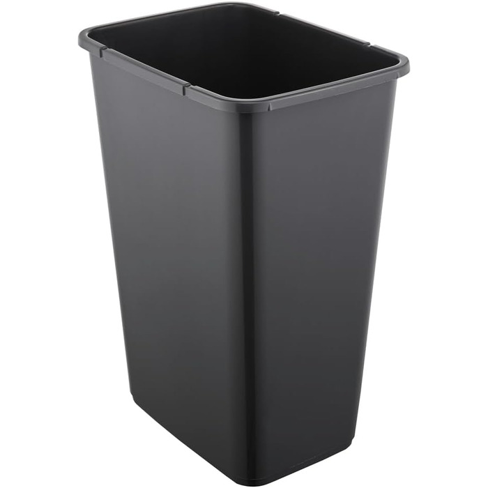 Контейнер для сміття Keeeper Premium з кришкою-фліп, Soft Touch, магнітний, сірий графіт (45 л)