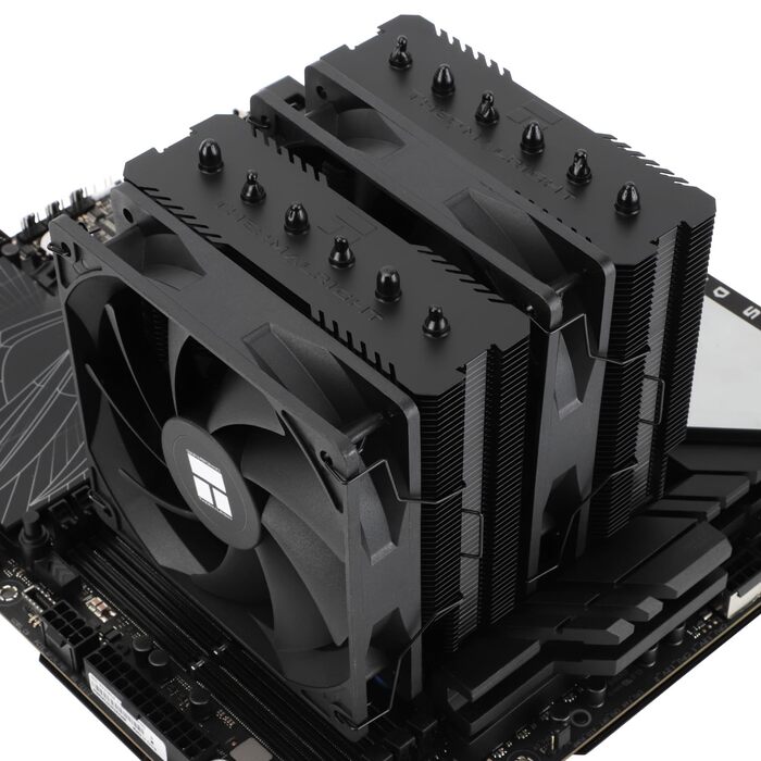 Кулер для процесора Thermalright Peerless Assassin 120 SE White ARGB, двовежевий повітряний охолоджувач для AMD AM5 та Intel LGA1700/1851, 6 теплових трубок, білий