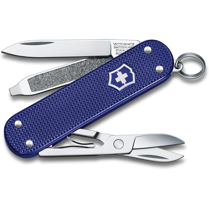 Мультитул Victorinox Classic SD Alox: Швейцарський ніж, 5 функцій, з файлом для нігтів (Night Dive)