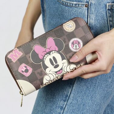 Disney Minnie Mouse Journey Essential Wallet, Brown, 19 x 10 cm