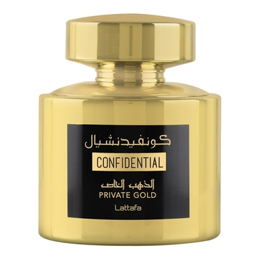 Жіноча парфумована вода Lattafa Confidential Private Gold, 100 мл, спрей