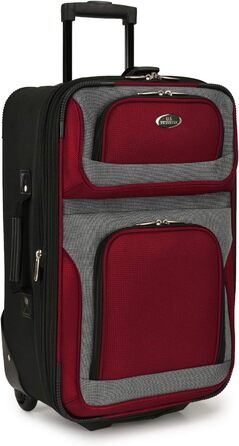 Набір валіз U.S. Traveler New Yorker (4 шт.) - червоний, легкий, розширюваний