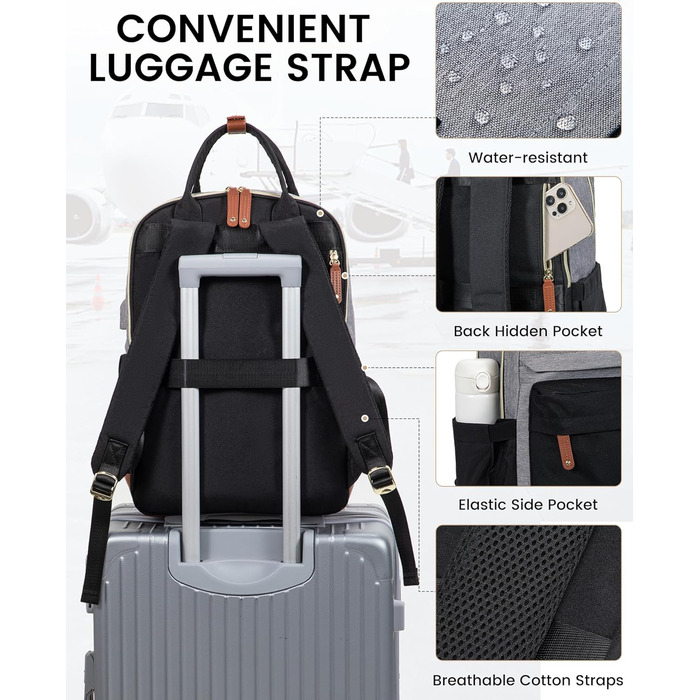 LOVEVOOK Рюкзак для жінок, 15.6