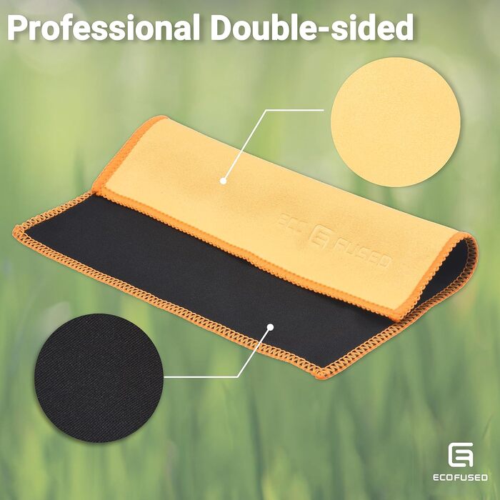 Серветки для прибирання з мікрофібри Eco-Fused (5 шт.) - двосторонні - для смартфонів, телевізорів, планшетів, ноутбуків, об'єктивів камер