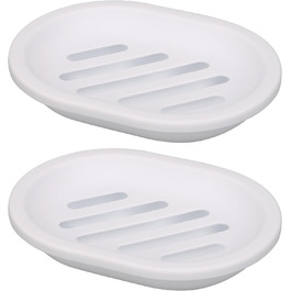 Набір мильниць Topsky (2 шт.): для ванної та кухні, легке очищення, суха мильниця