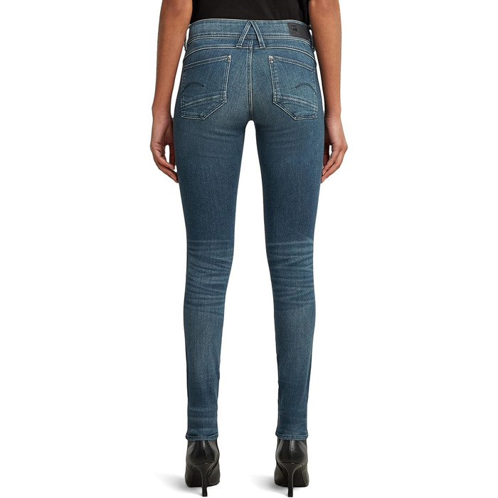 Джинси скінні G-Star Lynn Mid Waist 29/32L сині (Medium Aged) - Оригінал