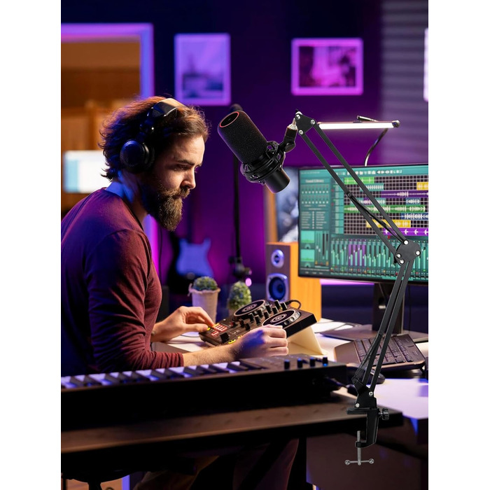 Кріплення для мікрофона HyperX QuadCast та інші - YOUSHARES (з поп-фільтром)