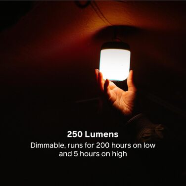 BioLite AlpenGlow Outdoor Lantern & Power Bank, Various, 250 lm