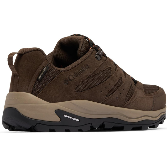 Чоловічі трекінгові черевики Columbia Redmond Iv Low Waterproof Mid Rise, 45 EU, Cordovan Tangy Orange