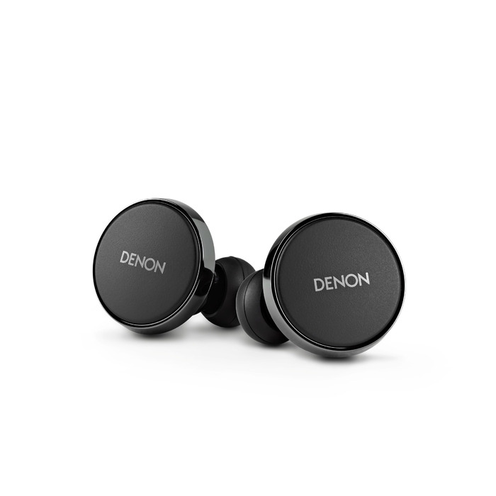 Навушники бездротові Denon PerL Pro Premium чорні з шумозаглушенням та адаптивним звуком Masimo