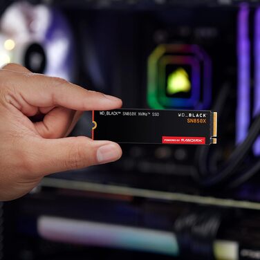 SSD WD_BLACK SN850X 1TB NVMe PCIe Gen4 - ігровий накопичувач, 7300 МБ/с читання, 6300 МБ/с запис