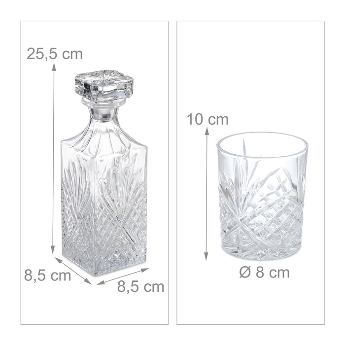 Relaxdays 5-Piece Whisky Set