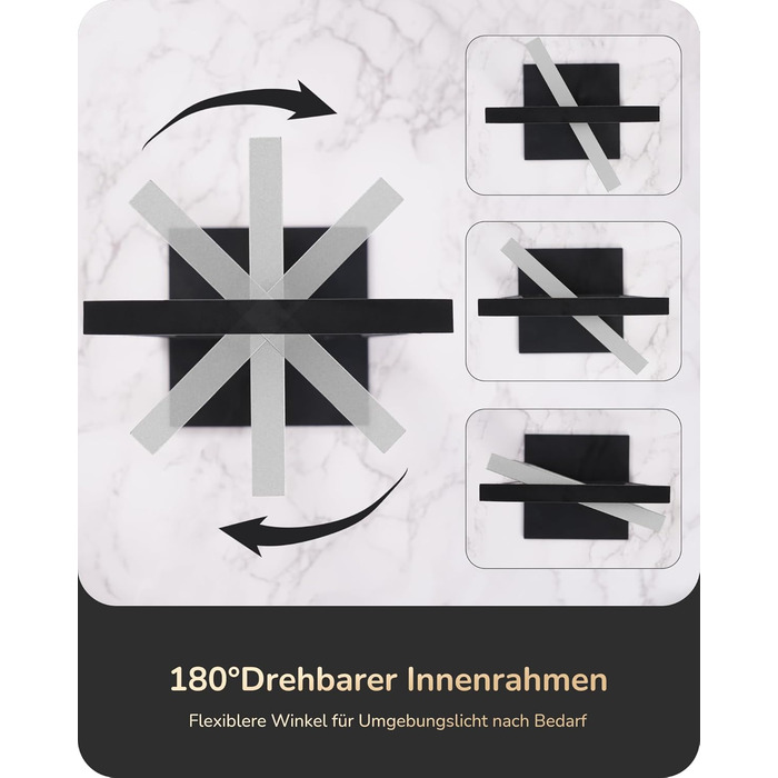 LED настільна лампа EDISHINE з дерева, торкання, регулювання яскравості та функцією пам'яті, 3 колірні температури, 350 люмен, для вітальні, офісу, подарунок (сріблястий)