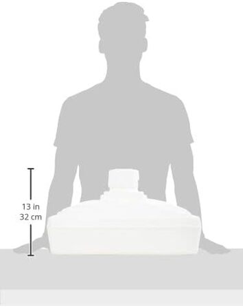 greemotion 462415 Umbrella Stand, Parasol Stand for Pipe Diameter 36-56 mm, 40 l, White