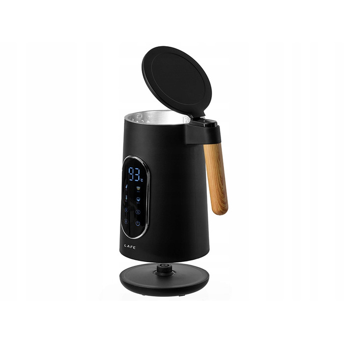 Електричний чайник Lafe KettleX Pro, 2200 Вт, 1,7 л, чорний