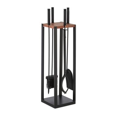 Relaxdays 5-Piece Fireplace Set