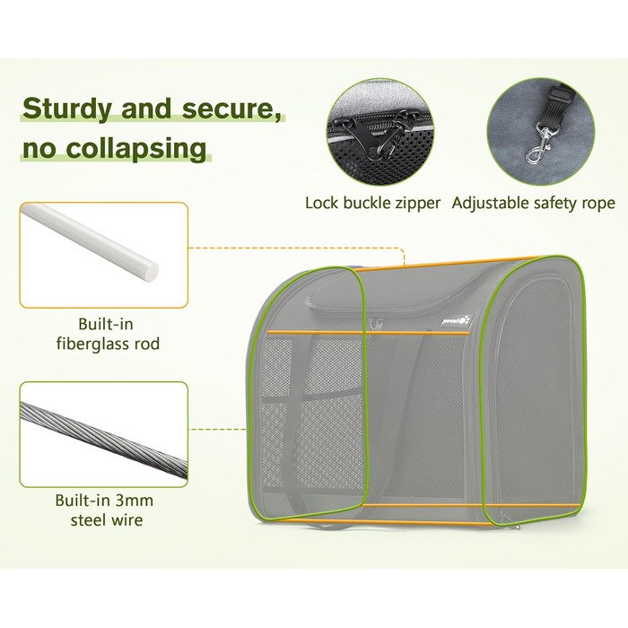 Рюкзак для собак та котів Pecute: переноска для 2 котів або 1 собаки, сірий