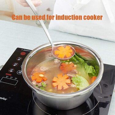 Набір сит Linkidea з нержавіючої сталі 2 шт. з мисками (26 см) для овочів, фруктів, пасти, салатів, миття