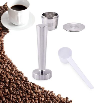Багаторазова кавова капсула Cikonielf з кавовим фільтром для кавоварок Nespresso