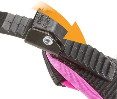 Шлейка для собак Ferplast Agila Fluo 3, неонова, розмір 3 (37-57 см), регульована, м'яка, зелена