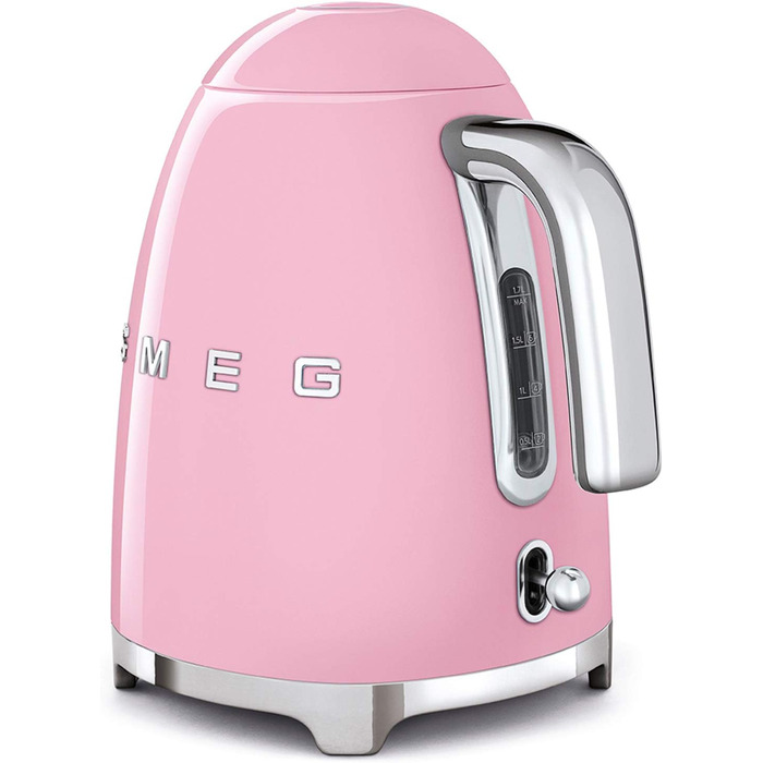 Електричний чайник Smeg KLF03PKEU 1.7L Rose - Стильний дизайн, антикальфільтр, автоматичне відключення
