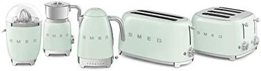 Електрична соковижималка для цитрусових Smeg CJF01PGEU, 70 Вт, пастельно-зелена