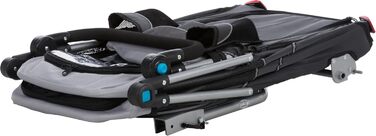 Тріксі Велосипедна переноска для собак, 54 x 60 x 85 см, до 30 кг, відбиваючий матеріал, швидке складання, з подушкою та повідком, з кріпленням - 12798