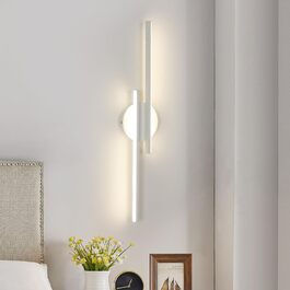LED стінна лампа Mckalen 24W, 60см, тепле біле світло (2700K-4500K) для спальні, коридору, вітальні, сходи