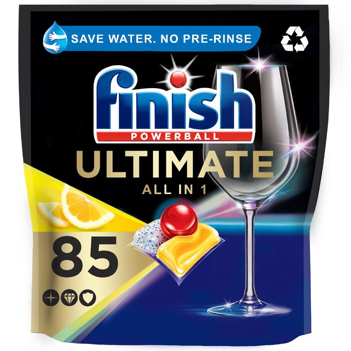 Таблетки для посудомийних машин Finish Quantum Ultimate з лимоном, 85 шт