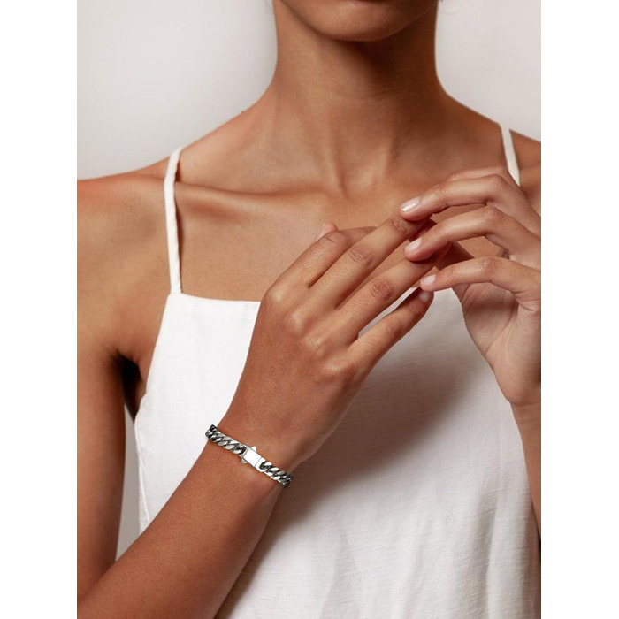 Чоловіча ланцюжок-панцир Miami Bestyle з подарунковою коробкою, 5/7/9/12.5 мм, 19/21/23 см, золото/чорний