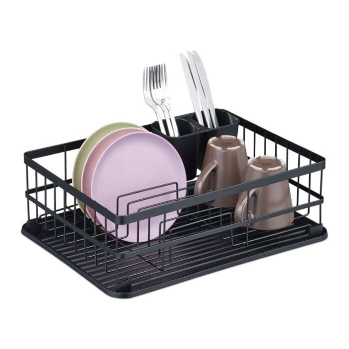 Relaxdays Dish Drainer with Drip Tray