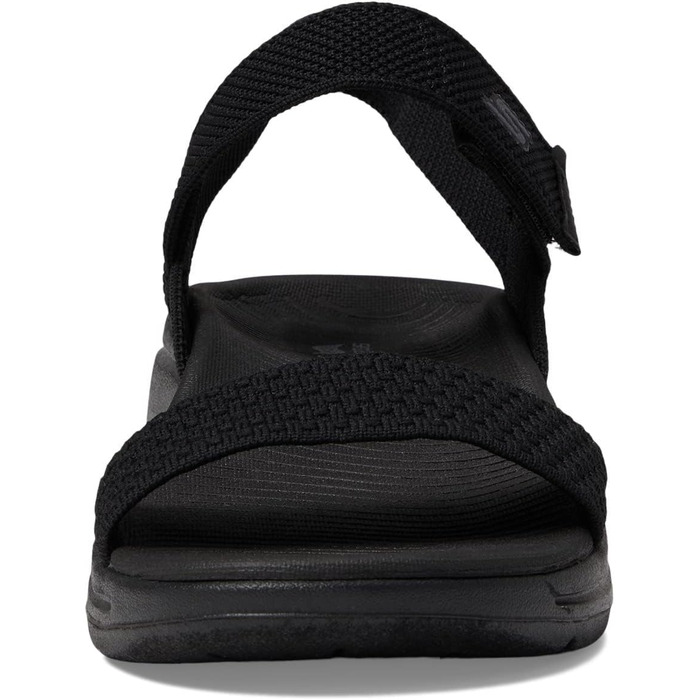 Сандалі жіночі Skechers Go Walk Arch Fit - Чорні текстильні, 38 EU