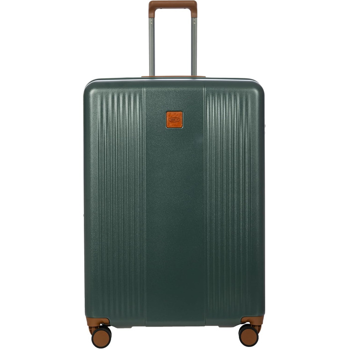 Чемодан на колесах Bric's Ferrara 67 см, чорний (зелений, L)