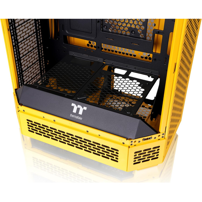 Корпус ПК Thermaltake The Tower 600 ATX з вертикальним дизайном, 3 скляні панелі, 2 вентилятори 140mm, підтримка радіаторів 420/360mm, USB-C, білий (Bumblebee)