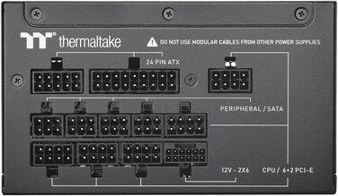 Блок живлення Thermaltake Hamburg Germanium Pro 1000W, ATX 3.1, PCIe 5.1, 80Plus White, низький рівень шуму