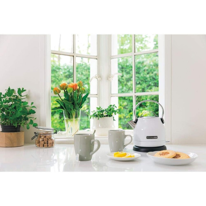 KitchenAid CLASSIC Kettle with 1.25 L Capacity, 1.25 L, white