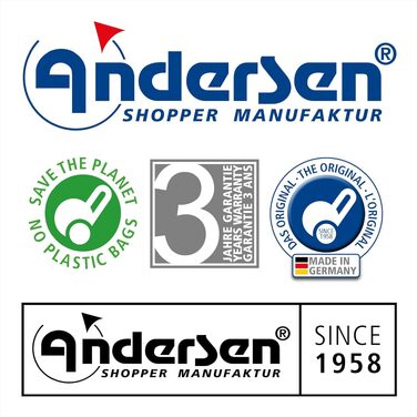 Сумка-візок для покупок з функцією підйому сходами ANDERSEN Scala Shopper Hera (Пісочний)