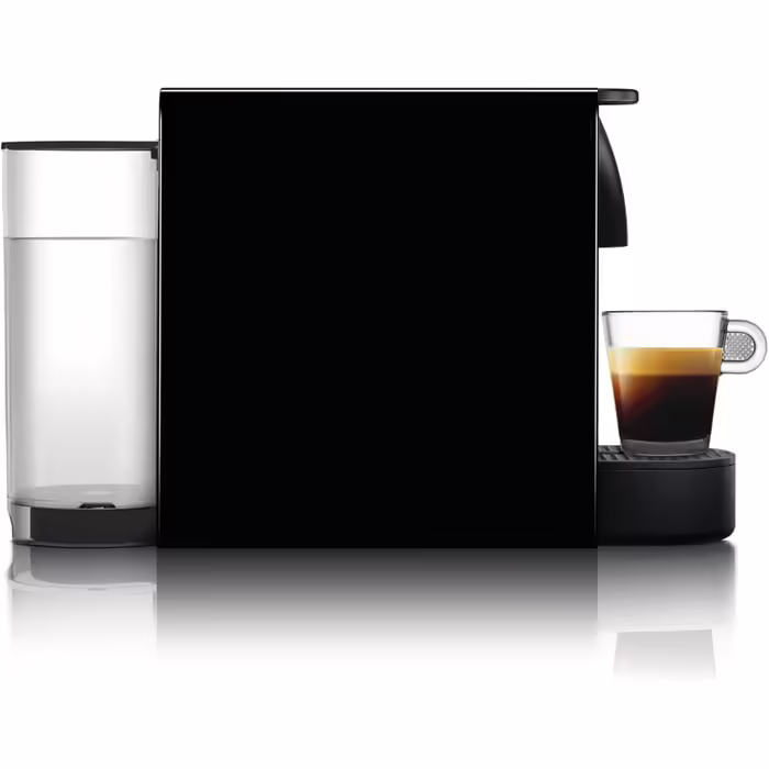Nespresso Krups XN1108 Essenza Mini Coffee Capsule Machine | 14 Capsules | 19 bar | Energy Saving Mode | 1260 W | 0.6 L | 8.03 x 3.31 x 12.99 cm | Black | Energy Class A Black without Milk Frother Single
