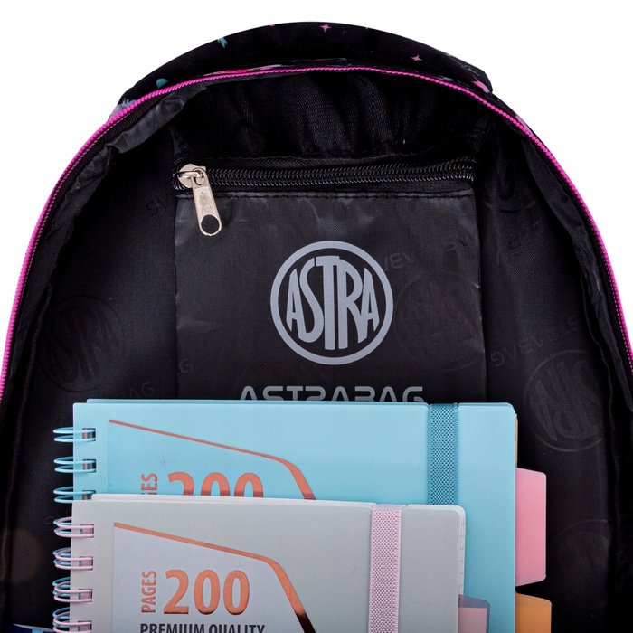 Багатовідсіковий шкільний рюкзак AstraBag, багатоколірний, 27 л