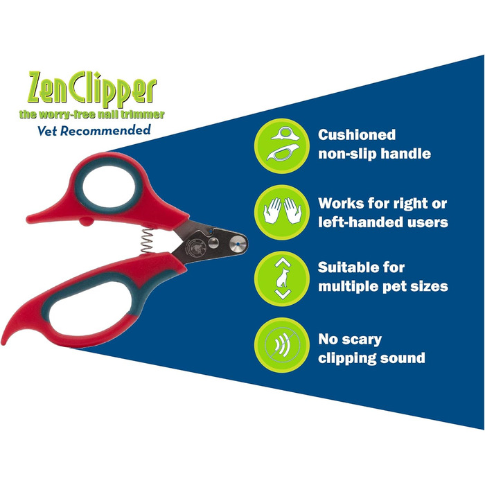 Кліпер для обрізання нігтів домашніх тварин Zen Clipper, коралловий, 1.5 мм
