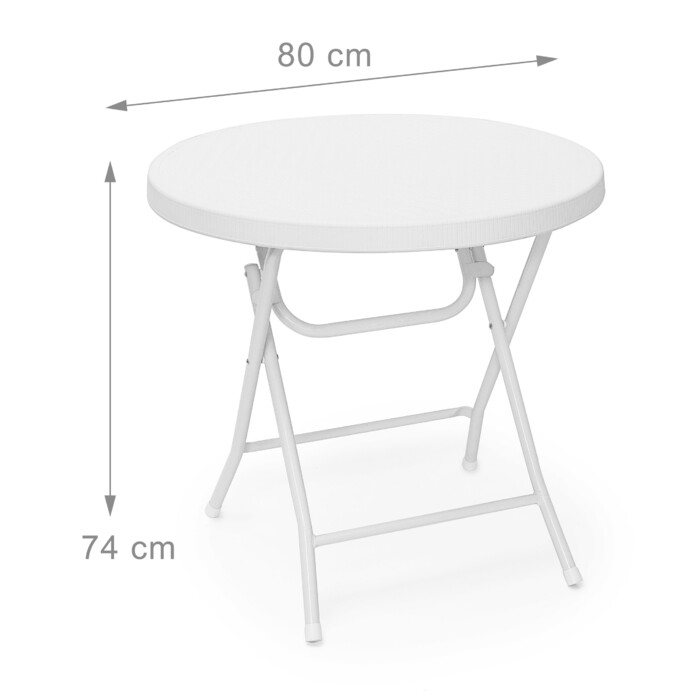 Relaxdays Folding Garden Table BASTIAN