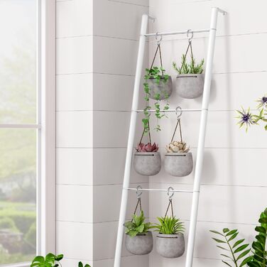 Підставка для рушників стояча з білого металу – тримач для рушників, ковдр, простирадл (4-ярусна, білий)