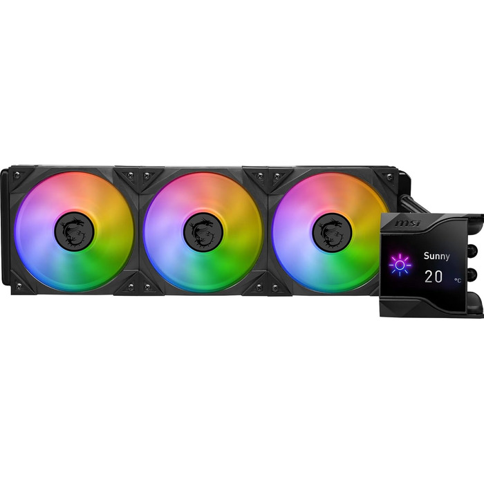 MSI MAG CoreLiquid I AIO: Система водяного охолодження ЦП з RGB підсвіткою (360 мм)