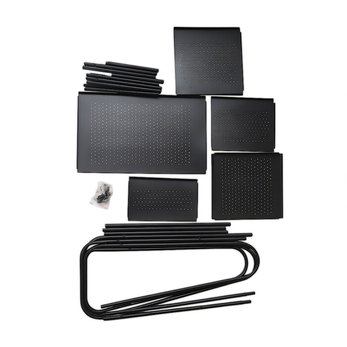 Relaxdays 5-Tier Clothes Rack in Black