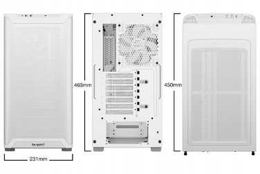 Корпус для комп'ютера be quiet! Pure Base 501 Airflow Midi Tower ATX, Білий