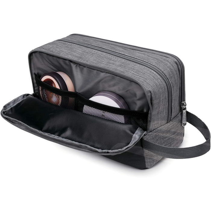 Чоловічий туалетний аксесуар WANDF для подорожей - Косметичка-органайзер для подорожей, Джинсовий сірий