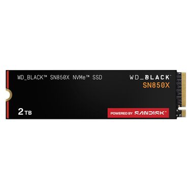 SSD WD_BLACK SN850X 2TB NVMe PCIe Gen4 - Ігровий накопичувач, 7300 МБ/с читання, 6600 МБ/с запис
