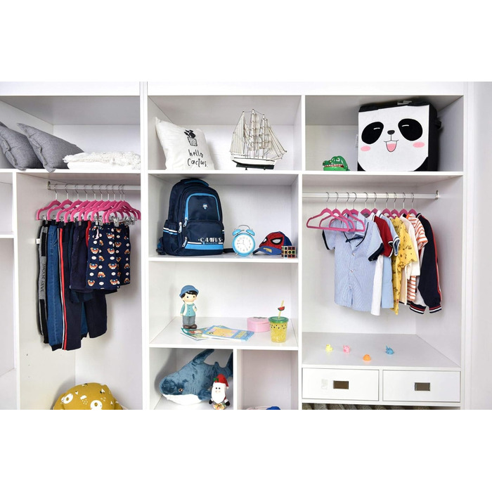 Набір вішалок для одягу Rose 10 (рожевий, 10 шт.) - спідниці, штани, блузи, сорочки, жакети