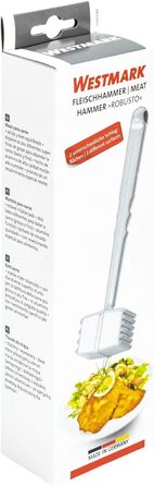 Молоток для м'яса Westmark Robusto, алюмінієвий, з харчовим покриттям, сріблястий, 21,5 см